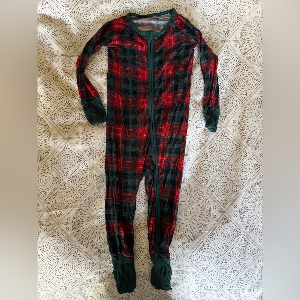 Little Sleepies Tartan Bamboo Viscose Zippy